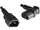 Kabllo zgjatëse rryme MicroConnect PE040618A, 1.8m, C14 në C13, e zezë