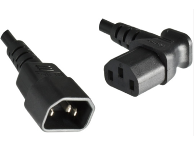 Kabllo zgjatëse rryme MicroConnect PE040618A, 1.8m, C14 në C13, e zezë