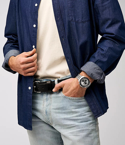 Ora dore Fossil Autocross, 42mm, çelik inox, argjendi