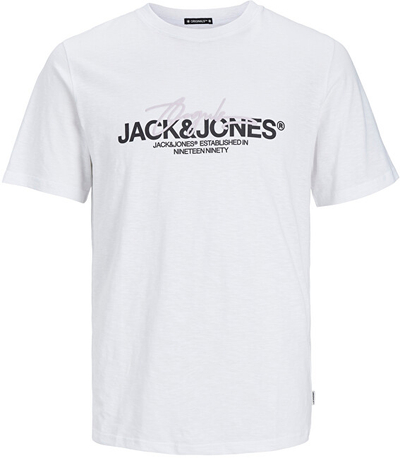 Bluzë për meshkuj Jack&Jones, e bardhë