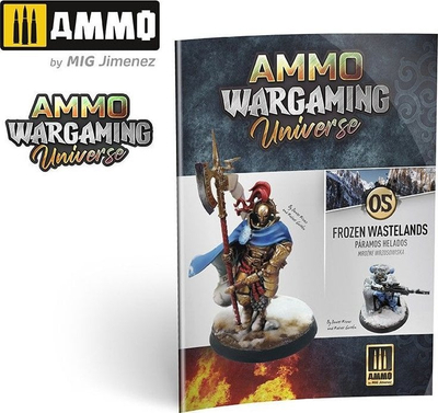 Водич книга AMMO Wargaming Universe 5 Frozen Wastelands, зимски терени, за моделисти и воени игри