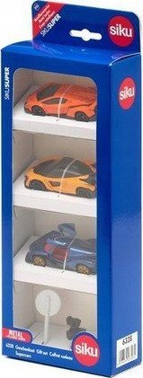 Set makina garuese Siku 6328 Super Racing Cars, shumëngjyrëshe