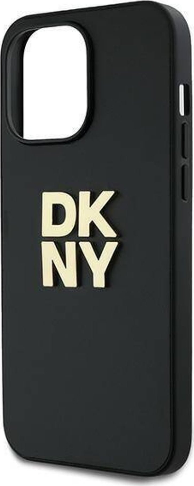 Навлака за телефон DKNY DKHCP14XPBSWSK, за iPhone 14 Pro Max 6.7", тврда навлака со ремен за рака, црна