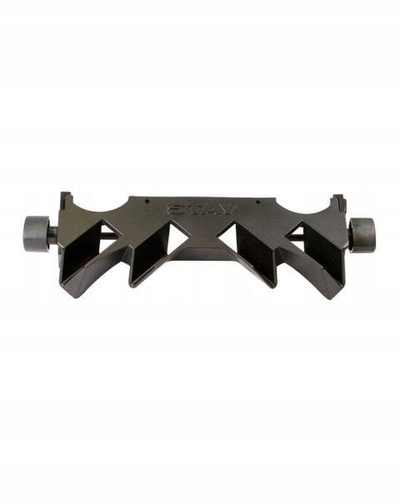 Bazë këndi për trare gjatësorë Stay Angle Base Piano, 29 cm, alumin, e zezë