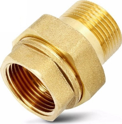 Bashkues i drejtë bronzi me O-ring, 5/4", për ujë