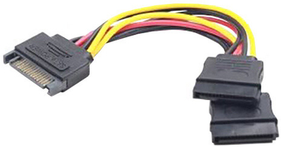 Kabllo Gembird CABLEXPERT SATA në 2x SATA, 15cm
