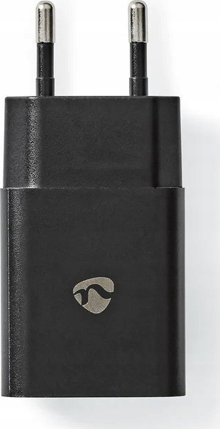 Karikues muri Nedis EU, 12W, 2.4A USB, me kabllo USB C 1m, i zi