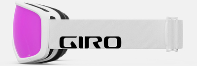 Скијачки очила Giro Stomp, за деца, леќа Amber Pink, со бела рамка