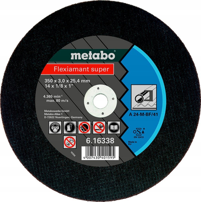 Set disqe prerëse Metabo 616338000, 25.4 mm, 10 copë