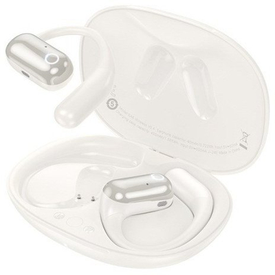 Kufje wireless Hoco EA6, Bluetooth 5.4, 6 orë bateri, të bardha
