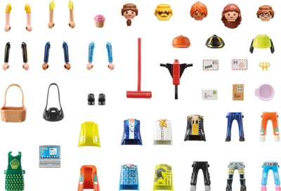Set lodrash Playmobil City Life My Figures, 58 copë, 5-10 vjeç, shumëngjyrësh