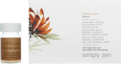 Serum për flokë Simply Zen Double Action, set 12x5ml, për lëkurën e kokës dhe flokët