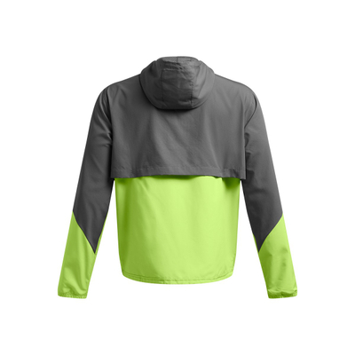 Jaka Under Armour Legacy Windbreaker, meshkuj, me kapuç, gri shumëngjyrëshe