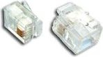 Fishe telefonike ALANTEC WT004, RJ11 6P4C, transparente