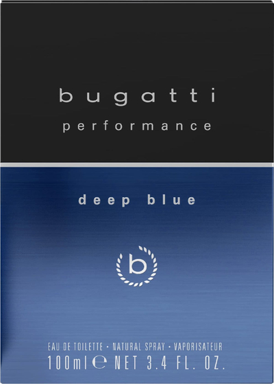 Parfum Bugatti Performance Deep Blue, Eau de Toilette, 100ml