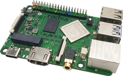 Board zhvillimi Radxa Rock 3 Model A, RK3568 Quad Core, 8GB LPDDR4, jeshile
