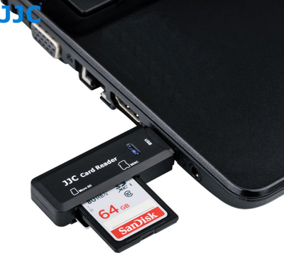 Lexues karte memorie JJC CR-SDMSD1, SD SDHC SDXC, microSD SDHC SDXC, i zi