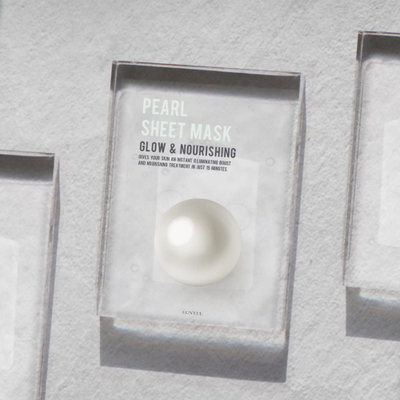 Maskë faciale me letër Eunyul Pearl Brightening, me ekstrakt perle, ushqyese dhe ndriçuese
