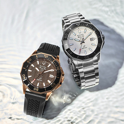Orë për meshkuj Bulova Marine Star Precisionist 262kHz 96B426, e argjendtë