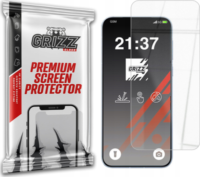 Xham mbrojtës hibrid Grizz HybridGlass për Oppo Find X8, fortësi 9H, transparent