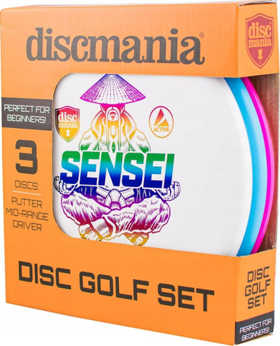 Set disqesh disc golf Discmania Active, 3 disqe, 165–172g, shumëngjyrësh