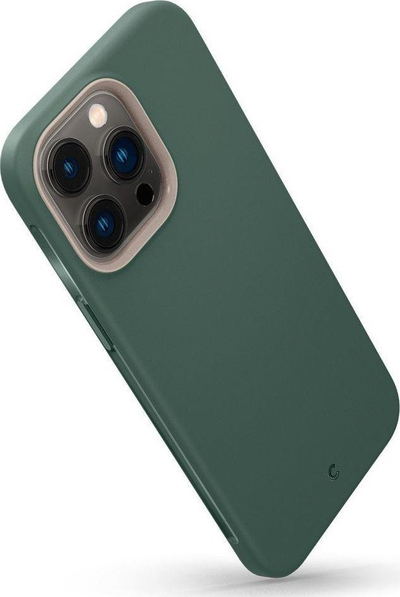 Kapak telefoni Spigen Cyrill Ultra Color MagSafe, për iPhone 14 Pro Max, silikon, jeshil