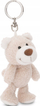 Varëse çelësash NICI Bendix Bear Bean Bag, lodër pelushi 10cm, bezhë e çelët