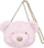 Чанта за во рака Pink Charlotte Rabbit, 16cm, розова