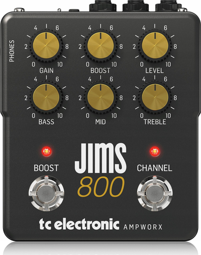 Pedal preamp kitarre TC Electronic JIMS 800, dy kanale, dalje DI, i zi