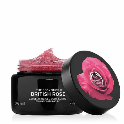 Skrab The Body Shop British Rose, 250 ml
