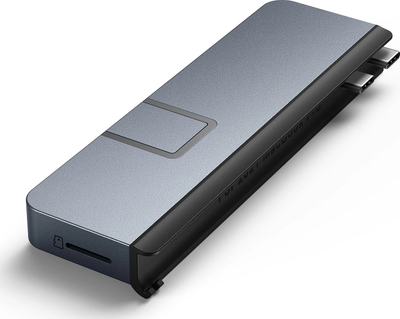 Stacion USB C HyperDrive DUO PRO HD575BUGL, 7 në 2, HDMI Gigabit Ethernet, gri