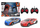 Set lodra makina garuese Funny Toys for Boys KER 188688, 2 copë, telekomandë R/C, kuqe dhe blu