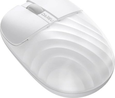 Maus wireless Dareu LM135D, 2.4G edhe Bluetooth, i bardhë