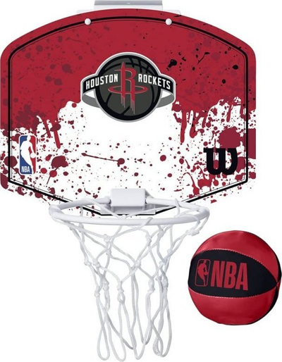 Kosh basketbolli i vogël Wilson NBA Team, Houston Rockets, me top