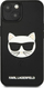 Mbrojtëse telefoni Karl Lagerfeld KLHCP13SCH3DBK, iPhone 13 mini 5.4", hardcase, e zezë
