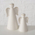 Figurina porcelani Veliden White Angels, set me 2 copë, të bardha