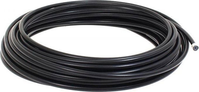 Zorrë PTFE TurboWorks AN4, 5.5mm, gërshet çeliku me PVC, gri