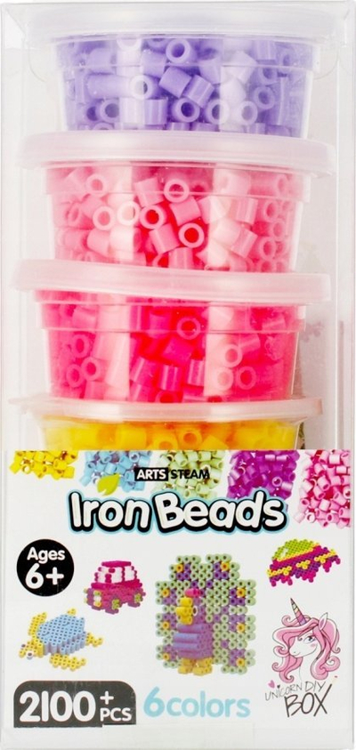 Set rruazash Mega Creative Beads For Fusing 48673, 6 ngjyra, lodër për punime me dorë