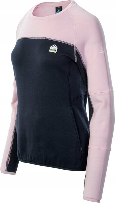 Bluze sportive për goca Elbrus Molic Polartec, Polartec Power Dry, masa L, rozë me të zezë