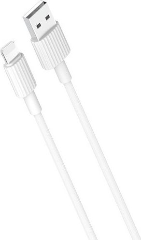 Kabllo karikimi XO NB156 Lightning, 1m, 2.4A, e bardhë