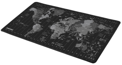 Mouse pad Natec Time Zone Maxi NPO-1119, i madh, rezistent ndaj ujit, shumëngjyrësh