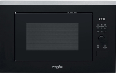 Furrë me mikrovalë Whirlpool WMF250G, 25L, 900W, me grill, e zezë
