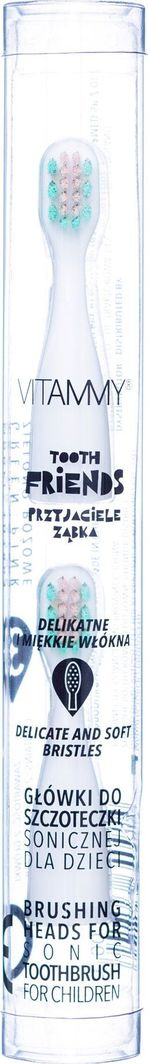 Koka për furçë dhëmbësh Vitammy Tooth Friends, 2 copë, të gjelbra