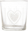 Set gota La Porcellana Bianca Babila, 6 copë, 350 ml, transparente