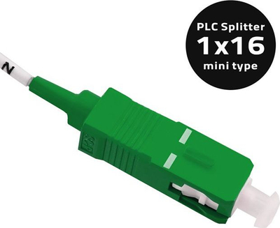 Оптички сплитер Qoltec 54208, 1x16, G.657A, SC/APC SC/APC, single mode