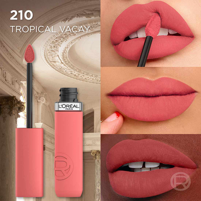 Buzëkuq L’Oreal Matte Resistance, 210 Tropical Vacay, 5 ml