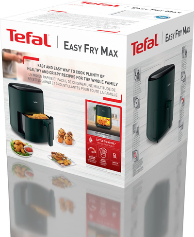 Fritezë me ajër Tefal Easy Fry Max EY245B10, 5L, 10 programe, gri
