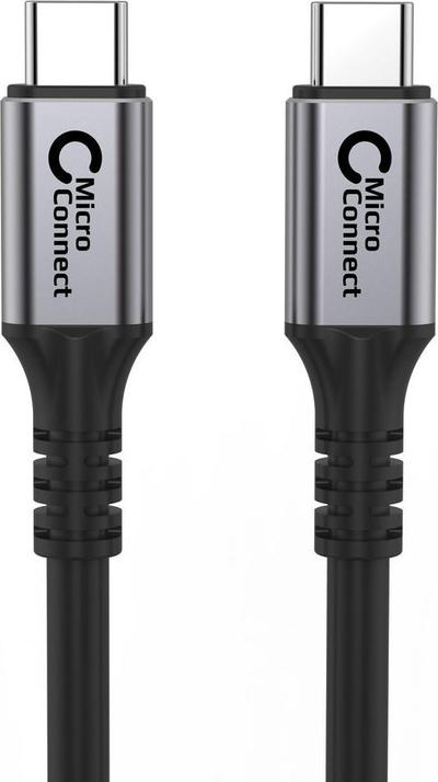Kabllo USB Microconnect USB4CC1.5, USB C në USB C, 1.5 m, 40 Gbps, e zezë