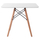 Tavolinë fëmijësh Minimal HM8452.01, 60x60x51 cm, MDF, e bardhë