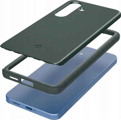 Futrollë Spigen Thin Fit MagSafe për Samsung Galaxy S25, kapak i hollë mbrojtës, Abyss Green